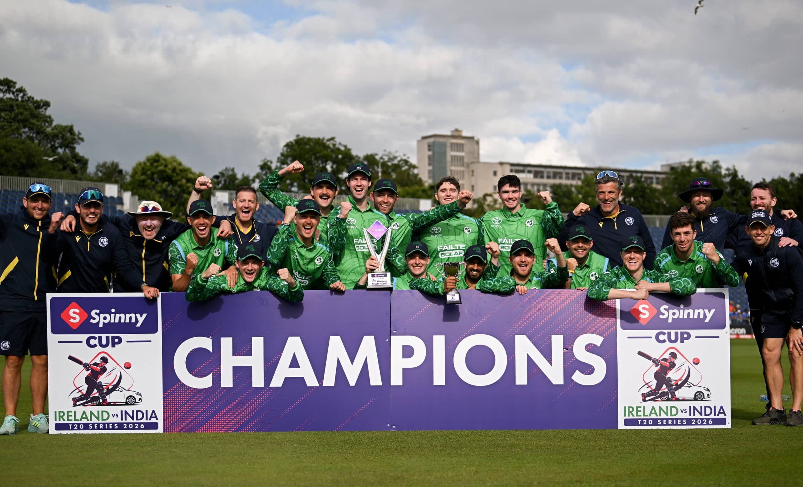 The Irish Cricket team make history!! Ireland vs India T20