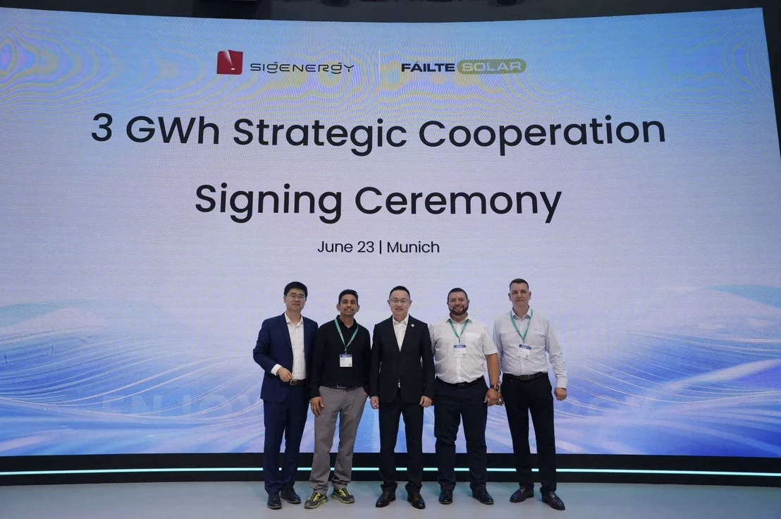 Fáilte Solar Recognised with Sigenergy Excellent Partner Award at Intersolar Europe 2026